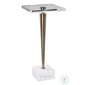 Campeiro Brushed Brass Drink Table