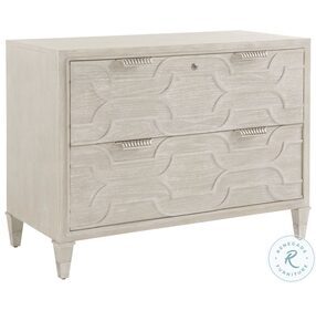 Greystone Pearl Gray Wire Brushed Octavia File Chest