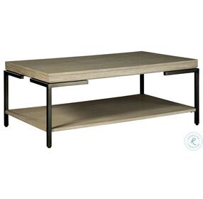 Scottsdale Sand Dune And Aged Iron Rectangle Coffee Table