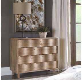 Crawford neutral Light Oak Rustic Stain Accent Chest