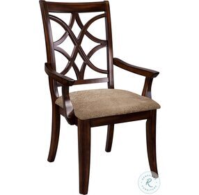Keegan Cherry Arm Chair Set of 2
