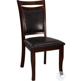 Maeve Dark Cherry Side Chair Set of 2