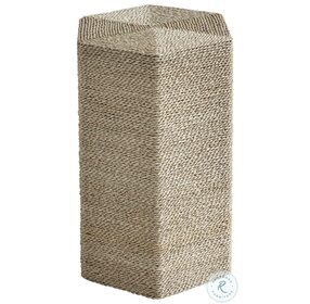 Sea Natural Braided Seagrass Accent Table