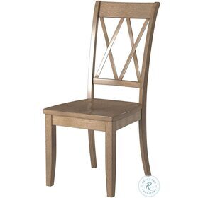 5516BRS Brown Side Chair Set Of 2