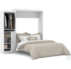 Nebula White 90" Queen Wall Bed Kit