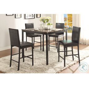 Tempe Black Counter Height Dining Room Set