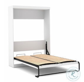 Pur White 59" Full Murphy Bed
