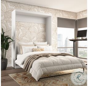 Pur White Queen Wall Bed