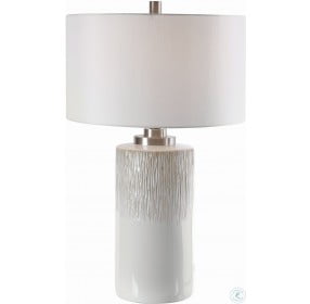 Georgios Aged White Table Lamp