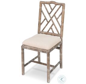 Brighton Beige Bamboo Side Chair Set Of 2