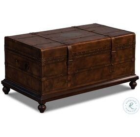 Laramie Brown Trunk Cocktail Table