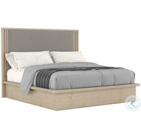 North Side Light Gray And Shale Queen Platform Bed
