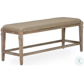 Smith Building Beige Parlor Bench