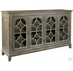 Gray Arched Door Console