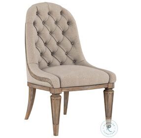 Architrave Neutral Upholstered Side Chair