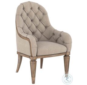 Architrave Neutral Upholstered Arm Chair