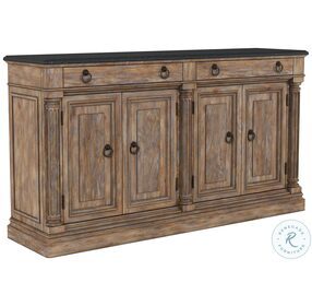 Architrave Almond And Black Pine Buffet