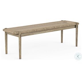 Frame Weathered Almond Bench