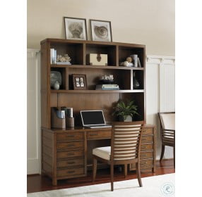 Longboat Key Warm Sundrenched Desk With Hutch