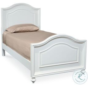 Madison Natural White Painted Twin Panel Bed