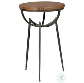 Special Reserve Brown And Black Tripod End Table