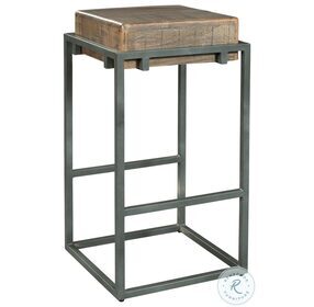 Special Reserve Soft Brown Oil Rub And Black Pub Stool