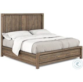 Stockyard Brown King Panel Bed