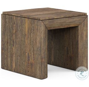 Stockyard Brown Square End Table