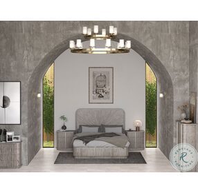 Vault Warm Grey Mink Panel Bedroom Set