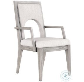 Vault Soft Grey Upholstered Arm Chair