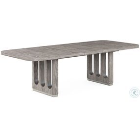 Vault Warm Grey Mink Extendable Rectangular Dining Table