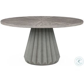 Vault Mink Round Pedestal Dining Table