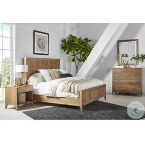 Passage Natural Oak Panel Bedroom Set