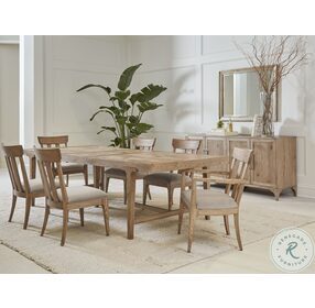 Passage Light Oak Rectangular Extendable Dining Room Set