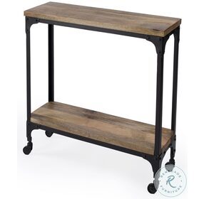 Gandolph Mountain Lodge Natural Industrial Chic Console Table