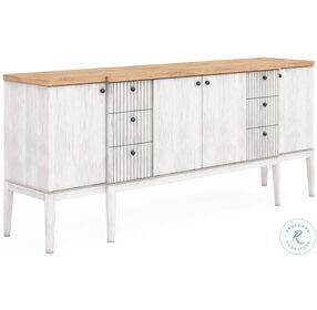 Post White And Almond Sideboard