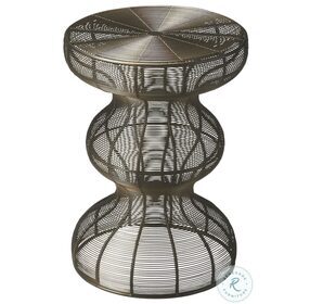 2895025 Industrial Chic Metalworks Accent Table