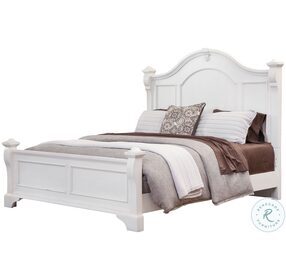 Heirloom White King Poster Bed
