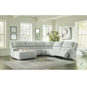 McClelland Gray 5 Piece Reclining Sectional with LAF Chaise