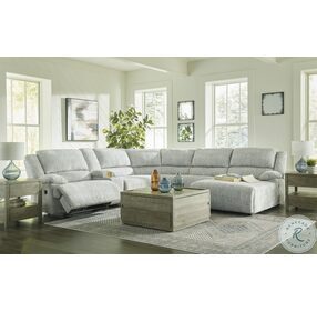McClelland Gray 6 Piece Reclining Sectional with RAF Chaise