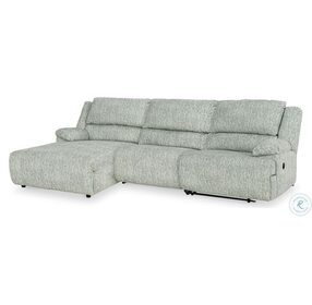 McClelland Gray 3 Piece Reclining Sectional with LAF Chaise