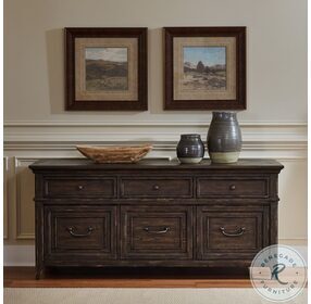 Paradise Valley Saddle Brown Credenza