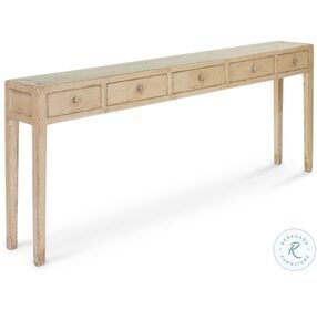 Jewelers Ivory Console Table