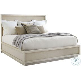 Cotiere Linen King Panel Bed