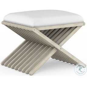 Cotiere White Single Bench