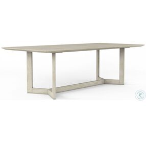 Cotiere Linen 96" Rectangular Trestle Dining Table