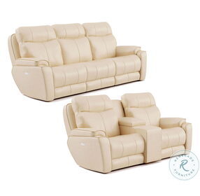 Show Stopper Sand Double Reclining Living Room Set