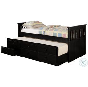 Rochford Black Twin Daybed With Link Spring