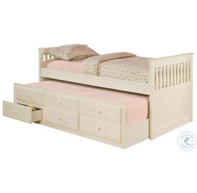 Rochford White Twin Daybed With Trundle