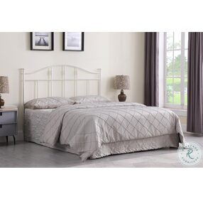 Loane White Full / Queen Metal Arched Headboard